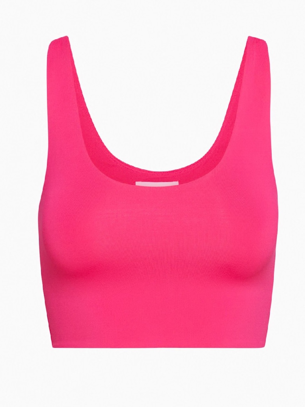 Babaton Contour Scoopneck Cropped Tank Pink